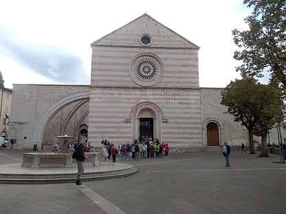 Assisi - svatá Klára - bazilika